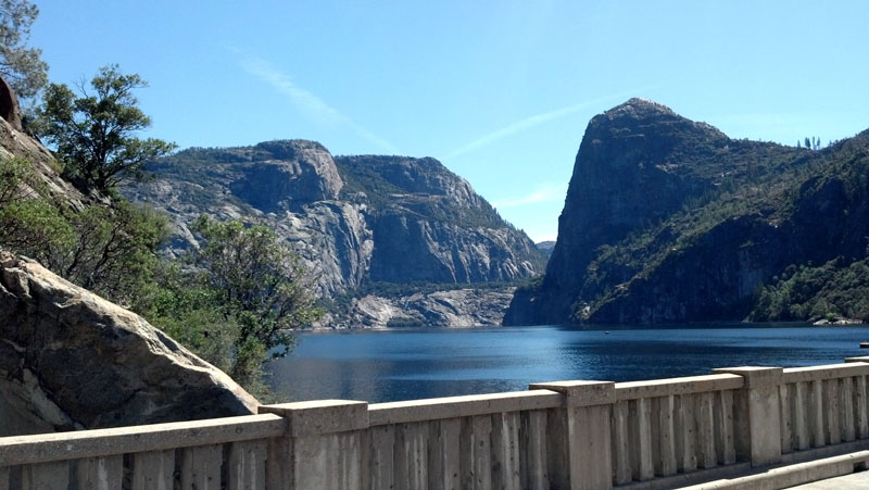 Hetch Hetchy Reservior from O'Shaughnessy Dam